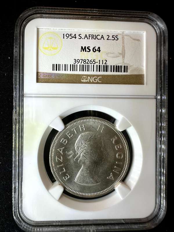 1954***2.5S***MS64***Top coin