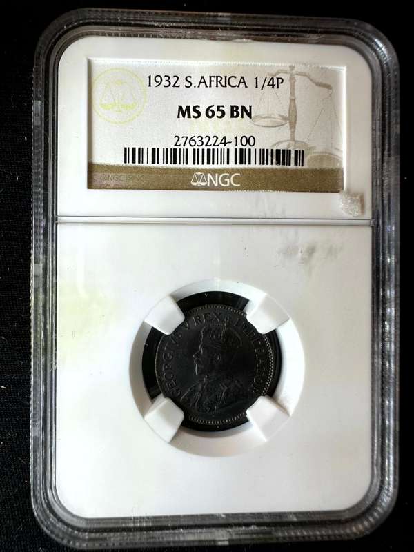 1932***1/4P***MS65BN***NGC