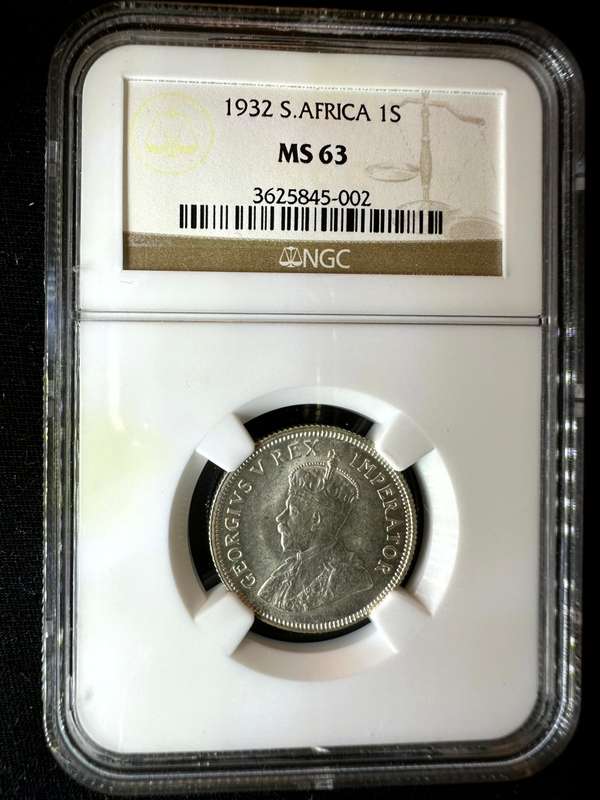 1932***Shilling***MS63***NGC