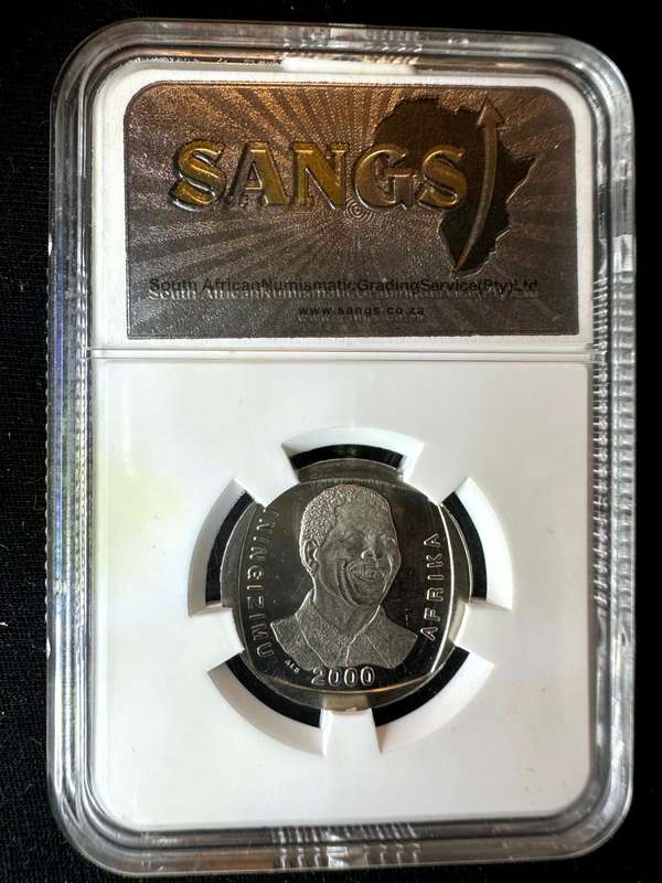 2000***R5 Smiling Mandela***PF64 Frosted***SANGS
