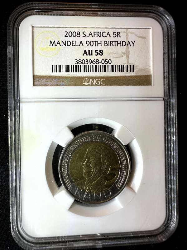 2008***Mandela Birthday***AU58***NGC