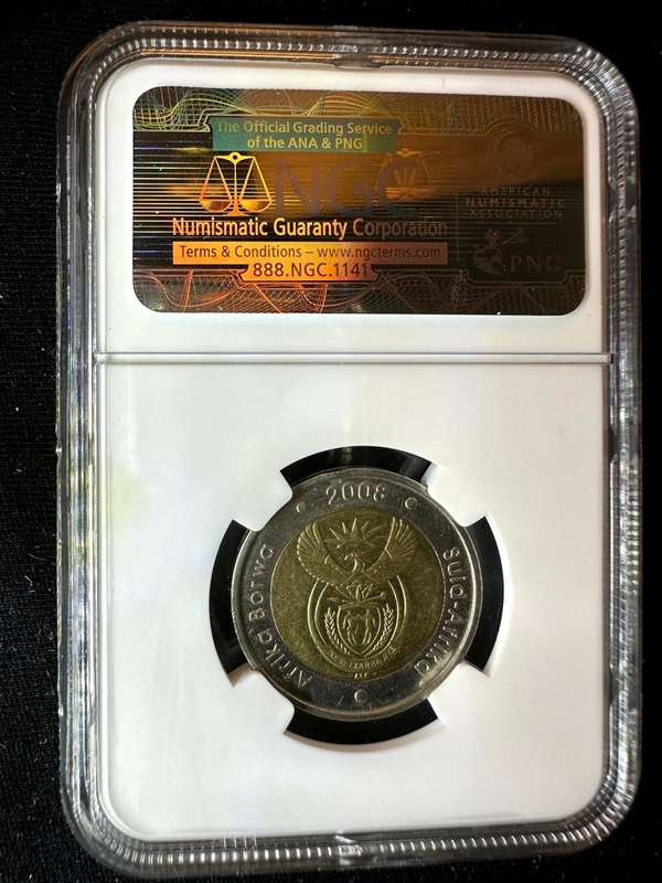 2008***Mandela Birthday***AU58***NGC