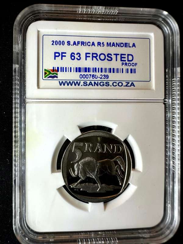 2000***Mandela Smiley***PF63 frosted***SANGS