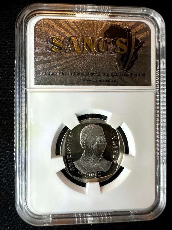 2000***Mandela Smiley***PF63 frosted***SANGS
