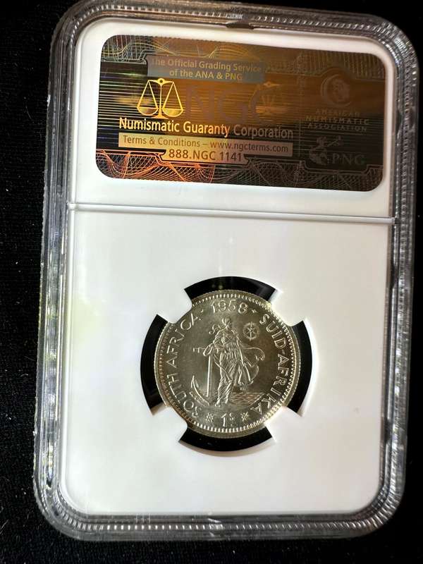 1958***Shilling***MS65***NGC