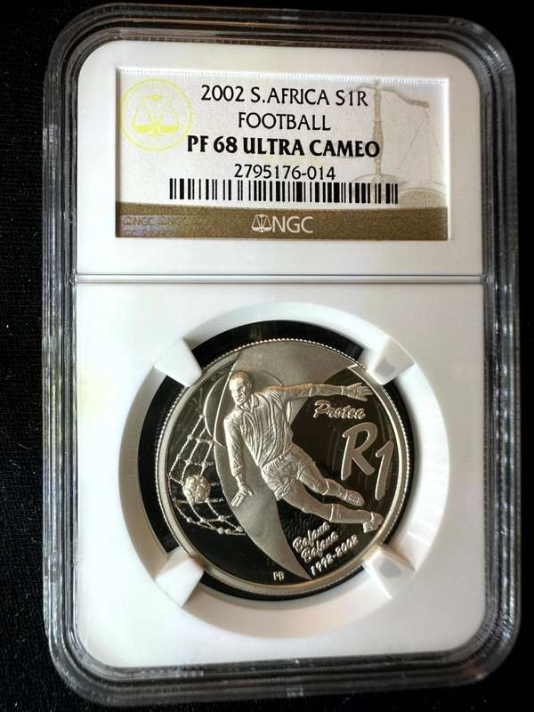 2002***Silver R1 Football***PF68 ultra cameo***NGC