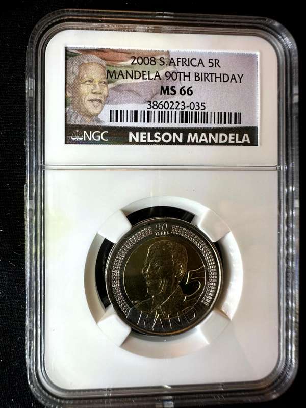 2008***Mandela Birthday***MS66***NGC