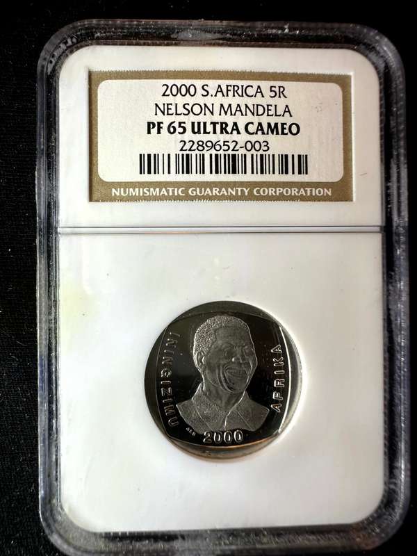 2000***Mandela smiley***PF65***NGC