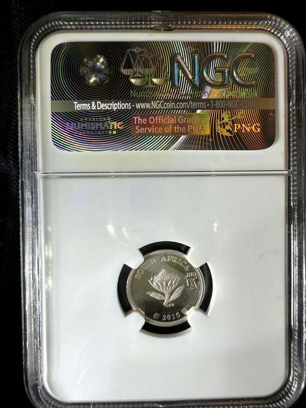 2015***2.5c Johannesburg Coin Show***PF69***NGC mintage of only 300
