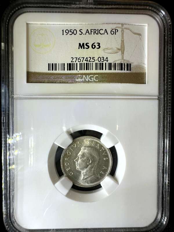 1950***6P***MS63***NGC