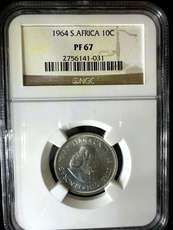 1964***10c***PF67***NGC