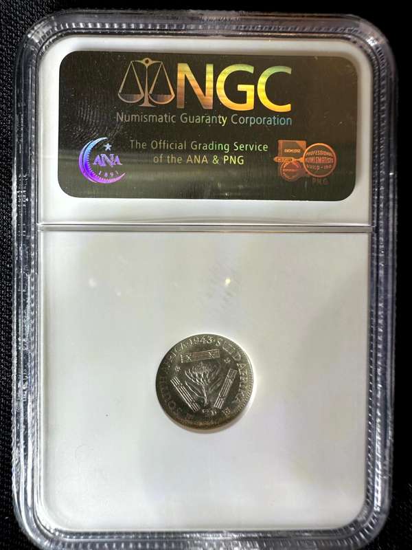 1943***3P***MS64***NGC Stunning coin