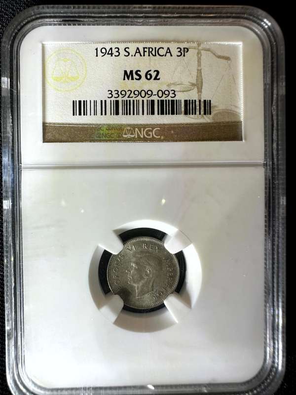 1943***3P***MS62***NGC