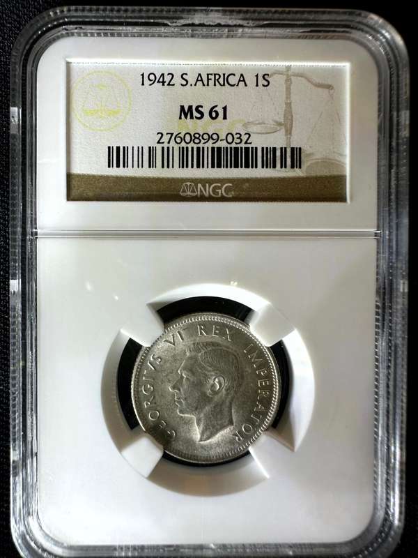 1942***Shilling***MS61***NGC