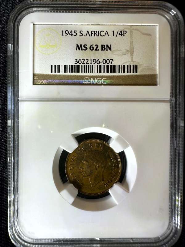 1945***1/2P***MS62BN***NGC