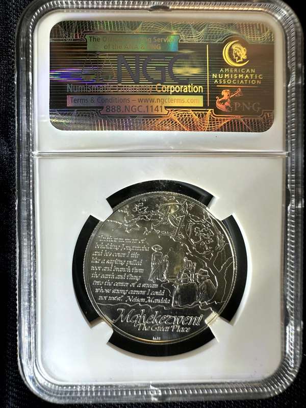 2013 Silver R1 Mandela - Life of a Legend MS70 NGC Coin