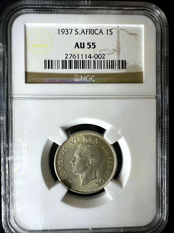 1937***Shilling***AU55***NGC
