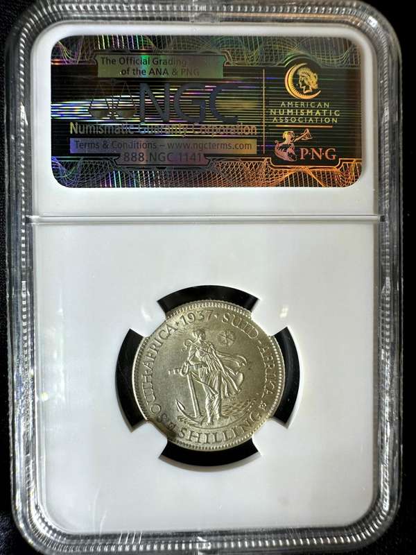 1937***Shilling***AU55***NGC