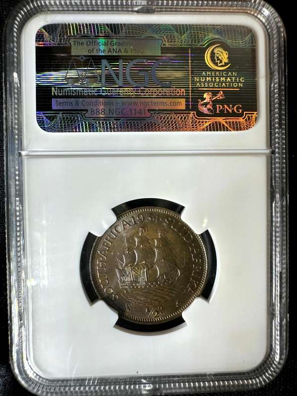 1934***1/2P***MS64BN***NGC