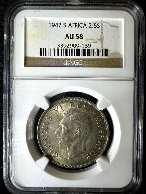 1942***2.5S***AU58***NGC