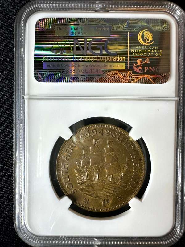 1942***Penny***MS63RB***NGC