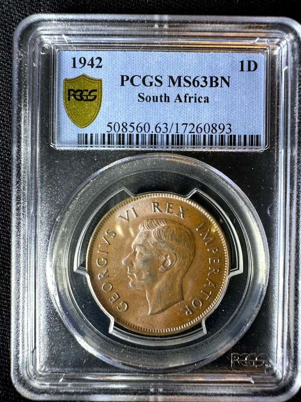 1942***Penny***MS63BN***PCGS