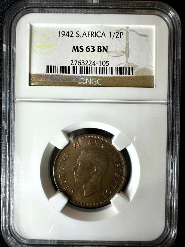 1942***1/2P***MS63BN***NGC