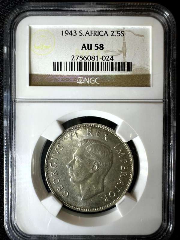 1943***2.5S***AU58***NGC