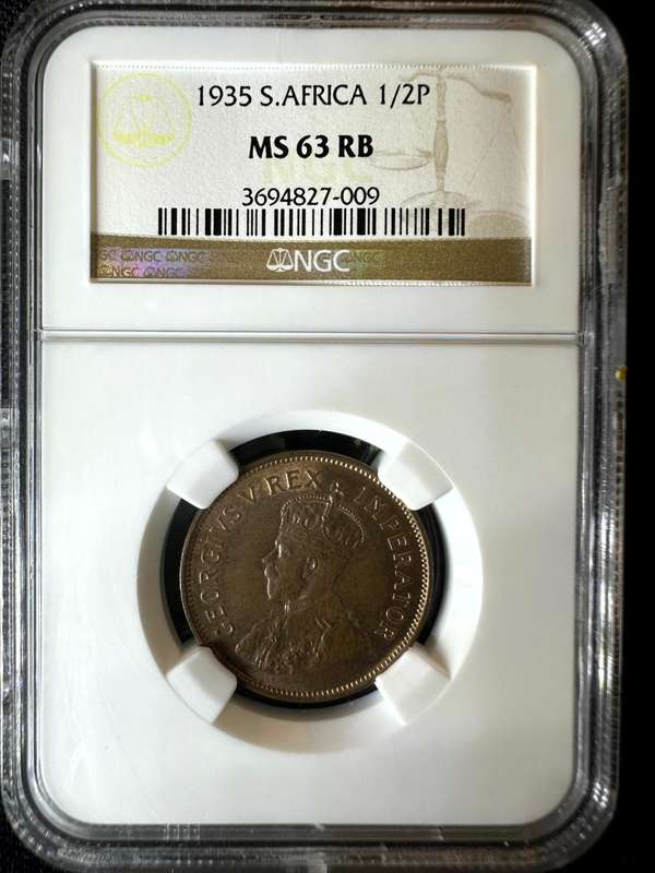 1955***1/2P***MS63RB***NGC