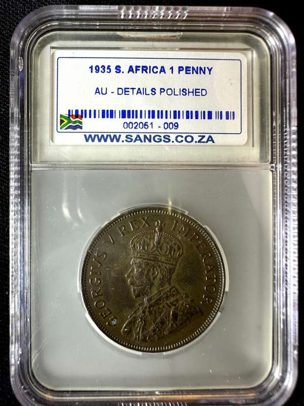 1935***Penny***Au details***NGC
