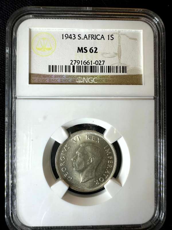 1943***shilling***MS62***NGC