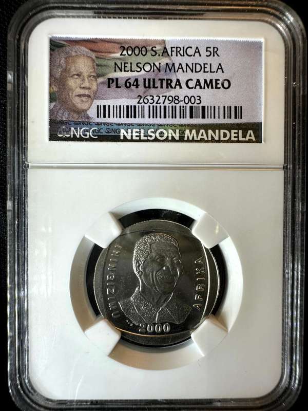 2008***R5 Mandela 90th Birthday***PL64***NGC