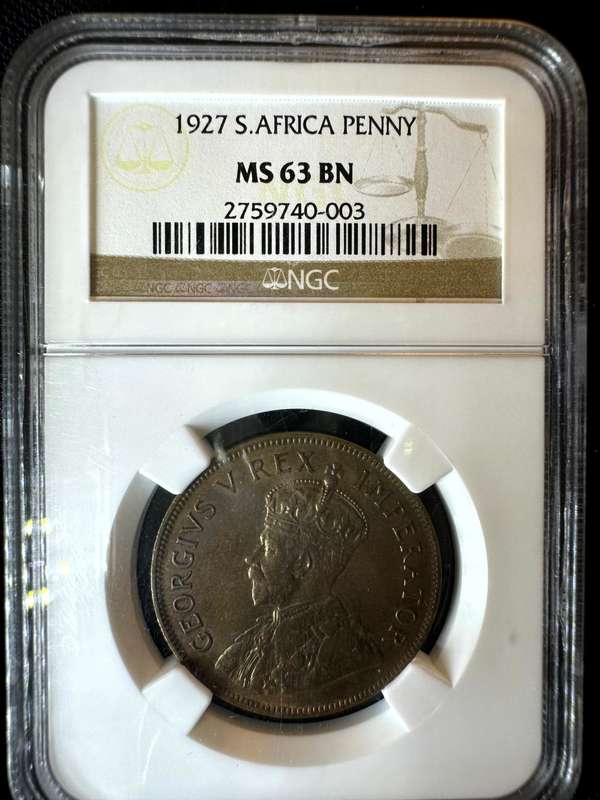 1927***Penny***MS63BN***NGC