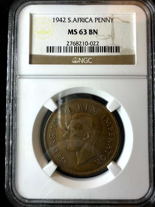 1942***Penny***MS63BN***NGC