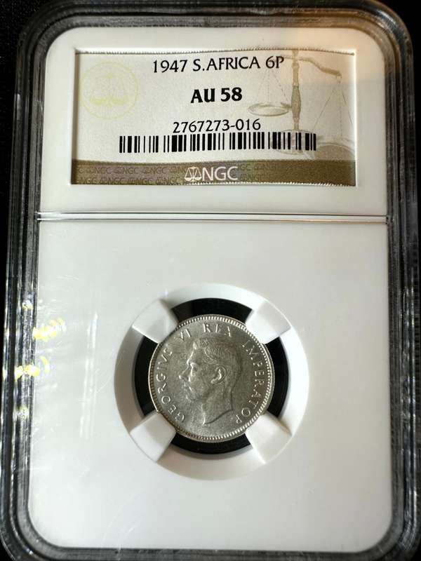 1947***6P***AU58***NGC