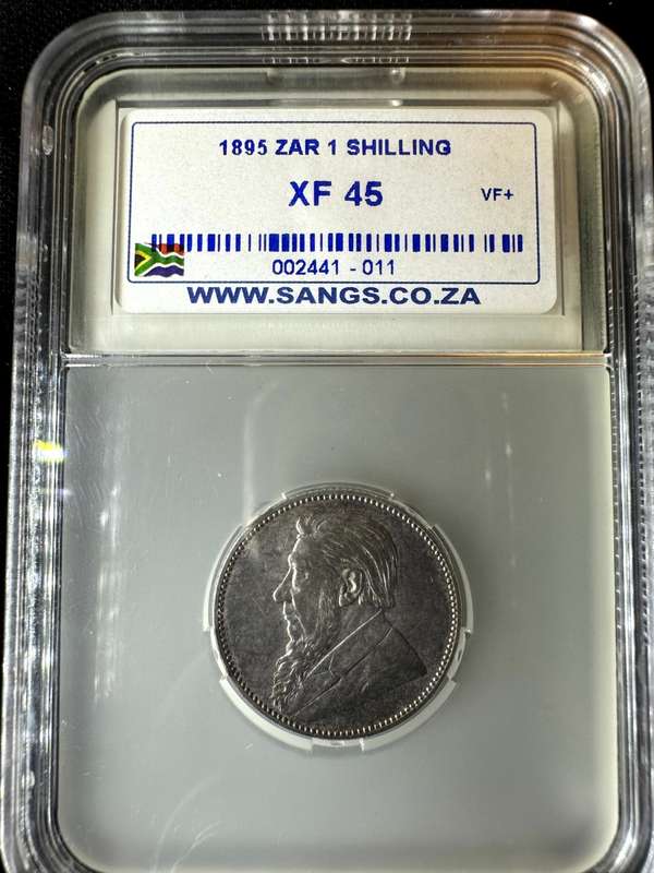 1895***Shilling***XF45***SANGS