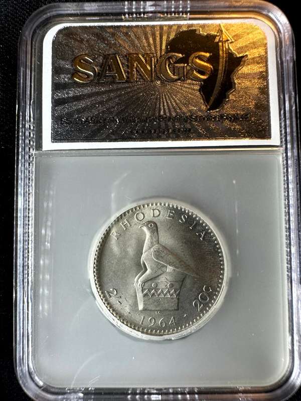 1964***Rhodesia 20c***MS63***SANGS
