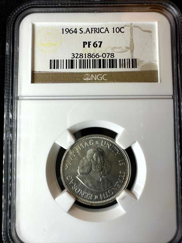 1964***10c***PF67***NGC