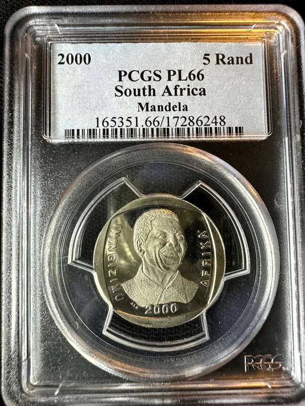 2000***R5 Smiling Mandela***PL66***NGC