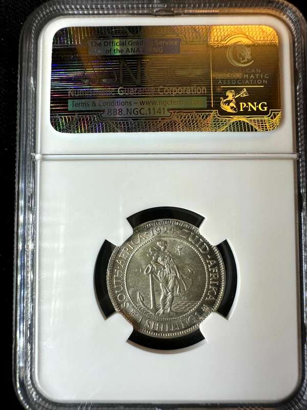 1924***Shilling***MS62***NGC