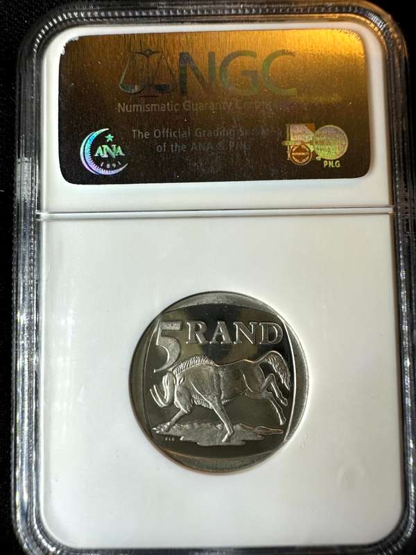 2000***R5 Smiling Mandela***PF65***NGC