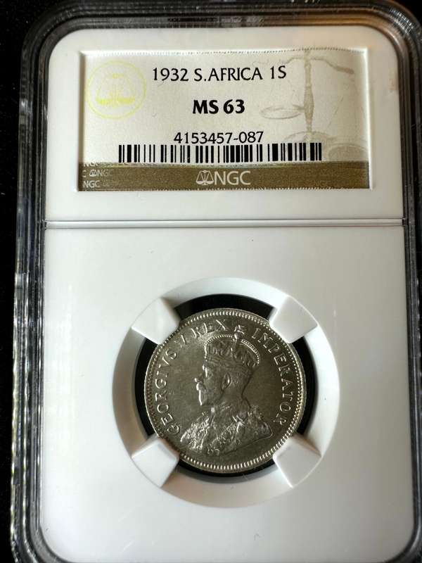 1932***Shilling***MS63***NGC
