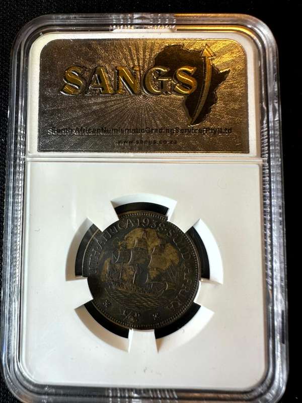 1938***1/2P***AU58BN.***SANGS