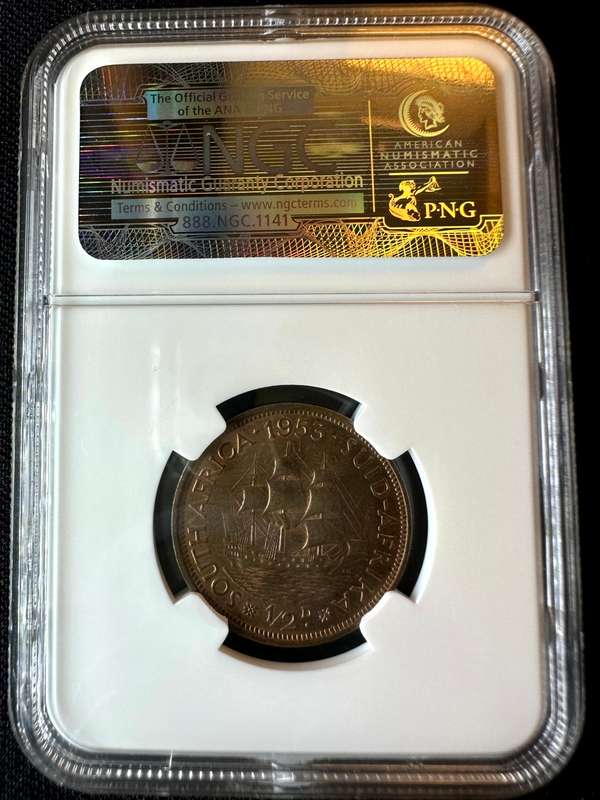 1953***1/2P***MS64RB***NGC