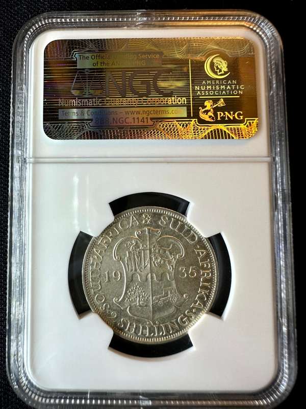 1935***2 Shilling***AU53***NGC