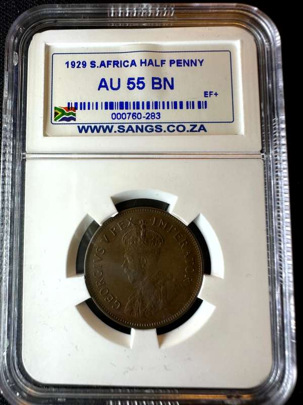 1929***1/2P***AU55BN***NGC