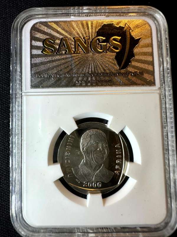 2000***R5 Smiling Mandela***PF64***NGC