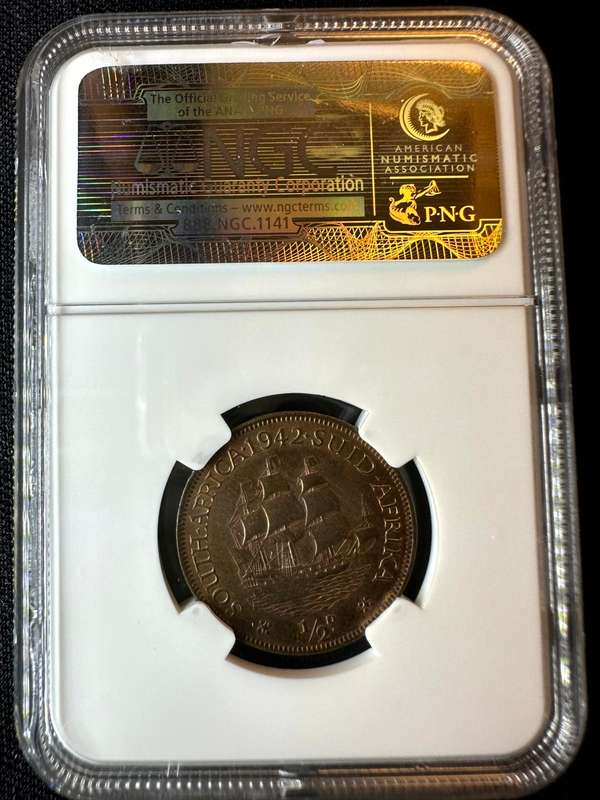 1942***1/2P***MS64RB***NGC