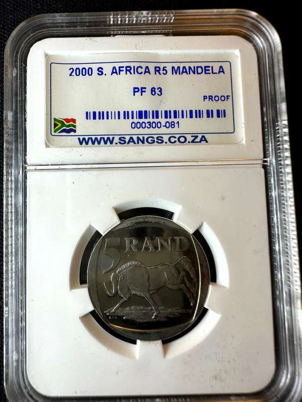 2000***R5 Smiling Mandela***PF63***SANGS