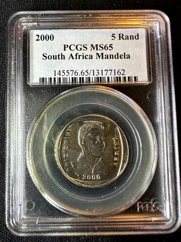 2000***R5 Smiling Mandela***MS65***PCGS